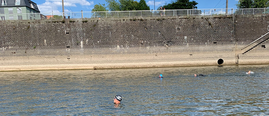 Bild zum Artikel: PM 5/2022: Das Wasser vun Kölle is jot – Schwimmen im Rhein ist möglich